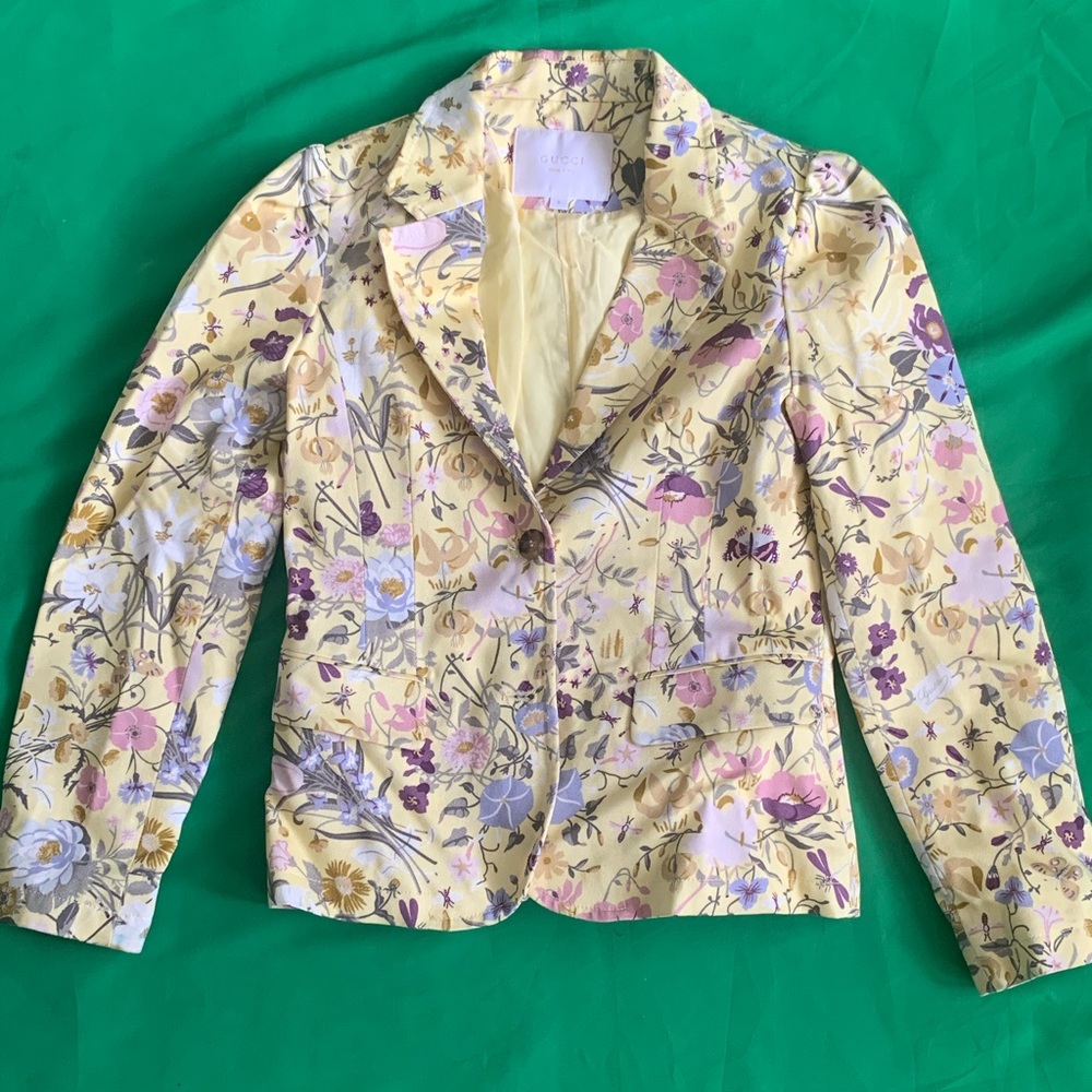 EUC Girls Gucci Jacket Blazer Size 8 - Picture 4 of 7